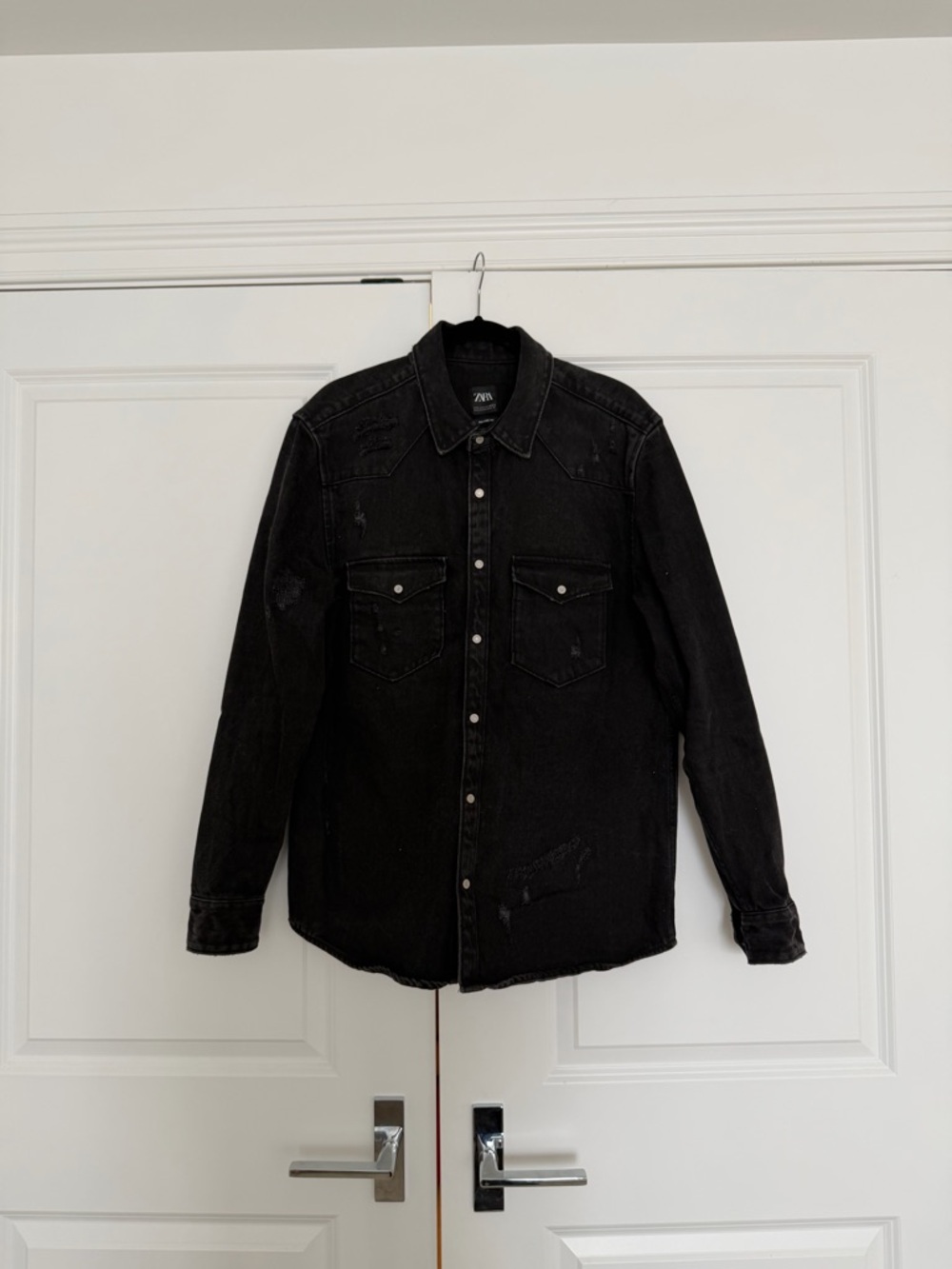 Denim button up jacket